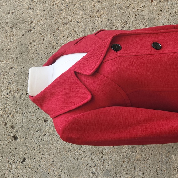 LIDA BADAY red wool jacket - Picture 5 of 13